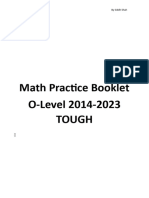Math Practice Booklet