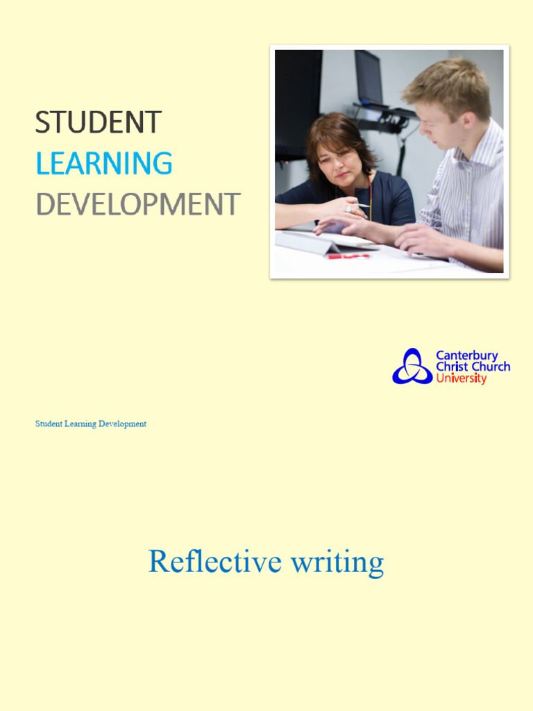 Resource 2 Reflective Writing | PDF | Career & Growth | Self-Improvement