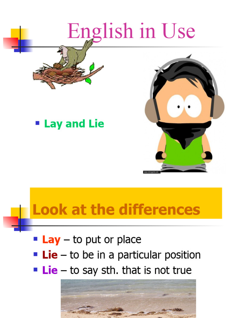 Understanding Lay vs. Lie | PDF | Philosophy | Foreign Language Studies