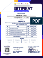 Sertifikat Mama Januari 3 2024