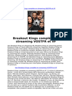 Breakout Kings Complète en Streaming VOSTFR Et VF