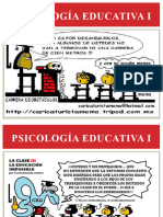 PSICOLOGÍA EDUCATIVA I