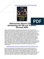 Découvrez Dance Life en Streaming VF HD Sur French-Stream - Wiki