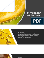 Physiology of Alcohol