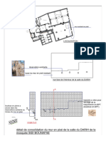 Detail Consolidation Mur en Pisé Salle Du DARIH MOSQUEE SIDI BOUNAFAE