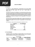 Las Pinas City Executive Summary 2022