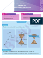 Parabola: Introduction To Conic Sections