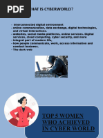 Women and Cyberworld PPT s1