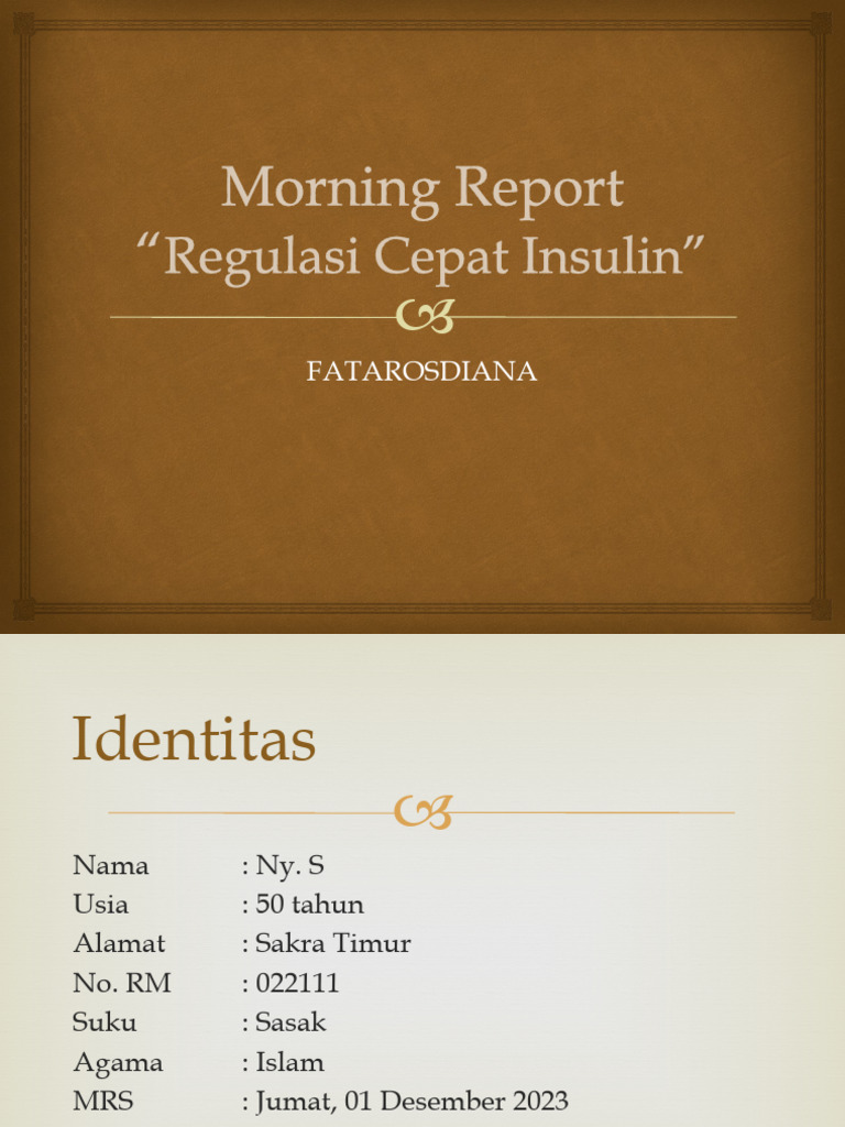 Regulasi Cepat Insulin pada Diabetes | PDF | Kesehatan Holistik