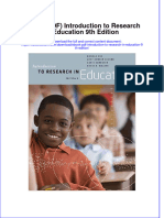 Full Download Ebook PDF Introduction To Research in Education 9th Edition PDF