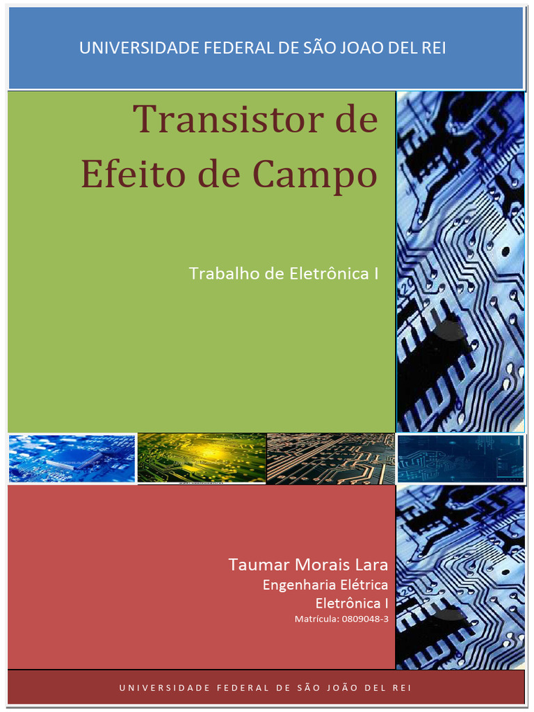 Transistor de Efeito de Campo - FET | PDF | MOSFET | Transistor de ...