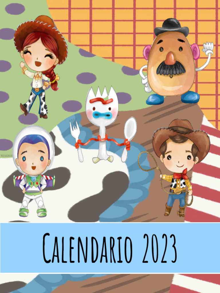 Calendario Toy Story PDF