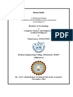 Mini Project Report - Format (2023-24) (AI)