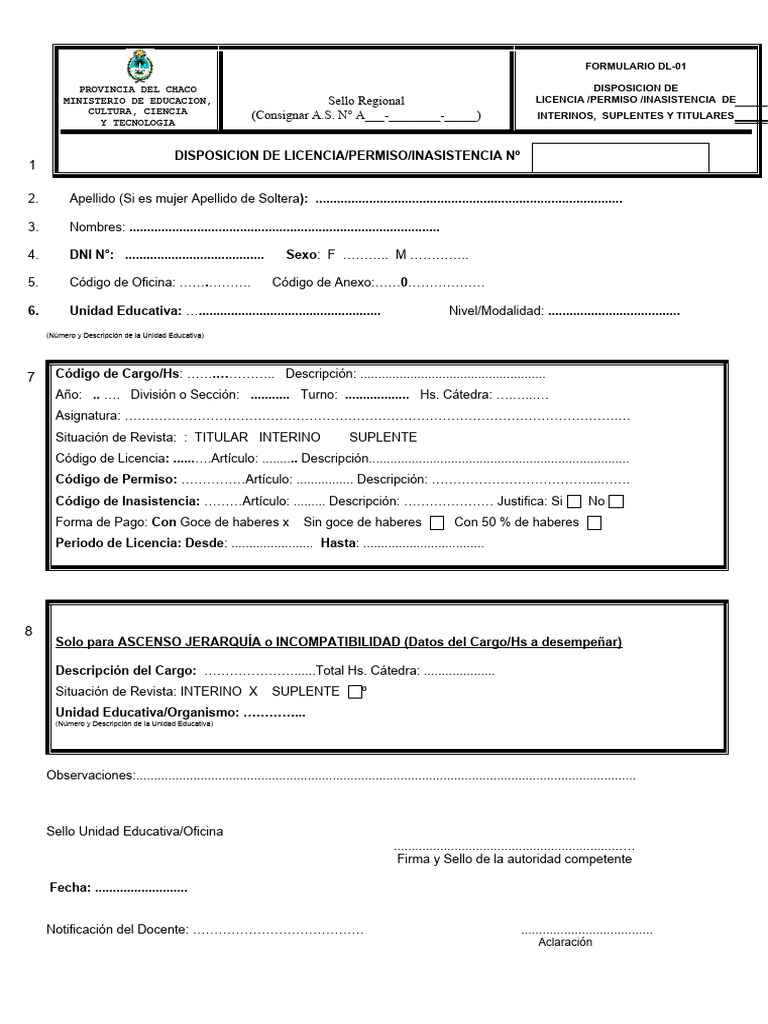 Disposicion de Licencia | PDF