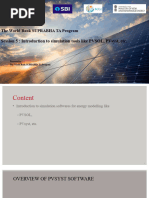 Session 5 - Introduction To Simulation Tools Like PVSOL, PVsyst, Etc