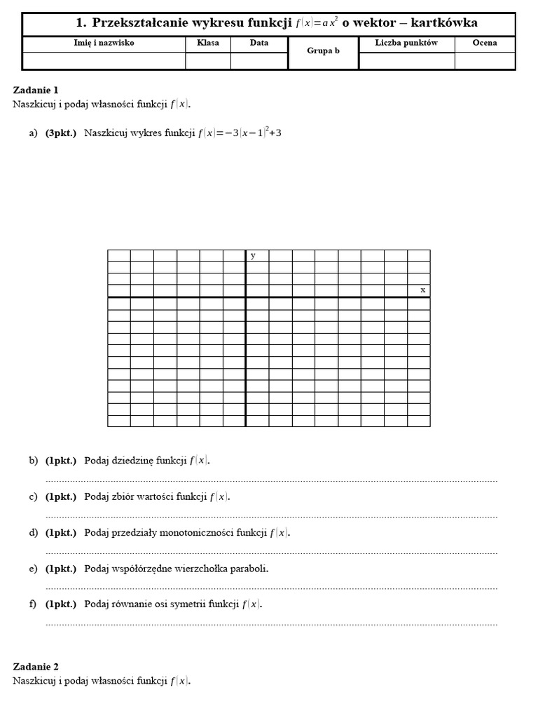 Graphing F X Ax2