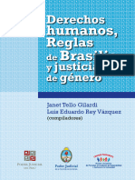 Derechos Humanos Reglas de Brasilia y Justicia de Género