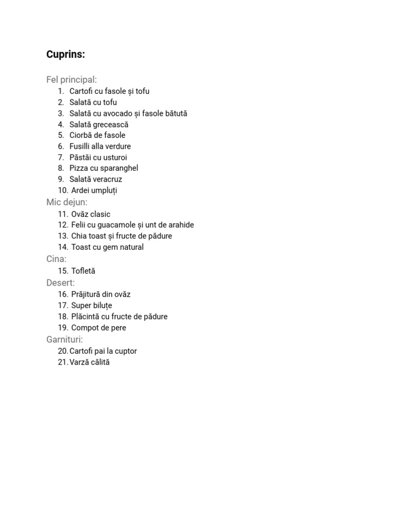 Retete | PDF