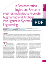 Knowledge Representation With Ontologies and Semantic Web Technologies To Promote Augmented and Artificial Intelligence in Systems Engineering