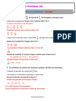 Exercices Correction 4ème Résoudre Un Problème Avec Les Fractions