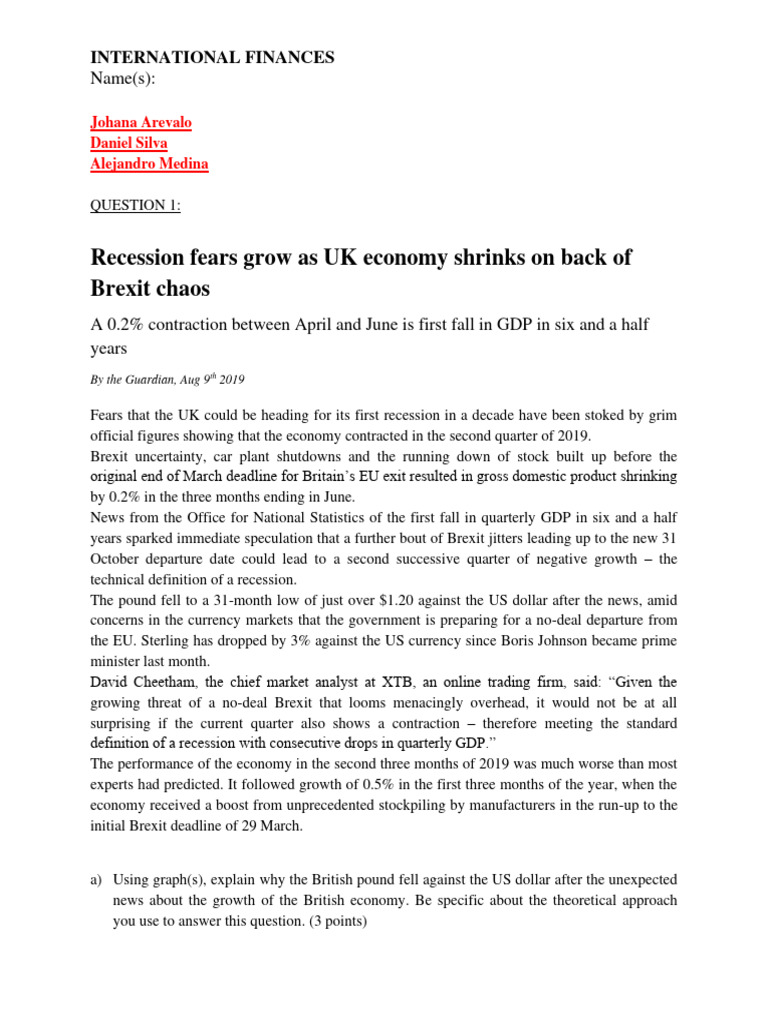 2023 s1 assignment determinants of fx rates pdf