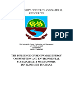 The Impact of Renewable Energy Consumption and Environmental Sustainability On Economic Growth in Africa