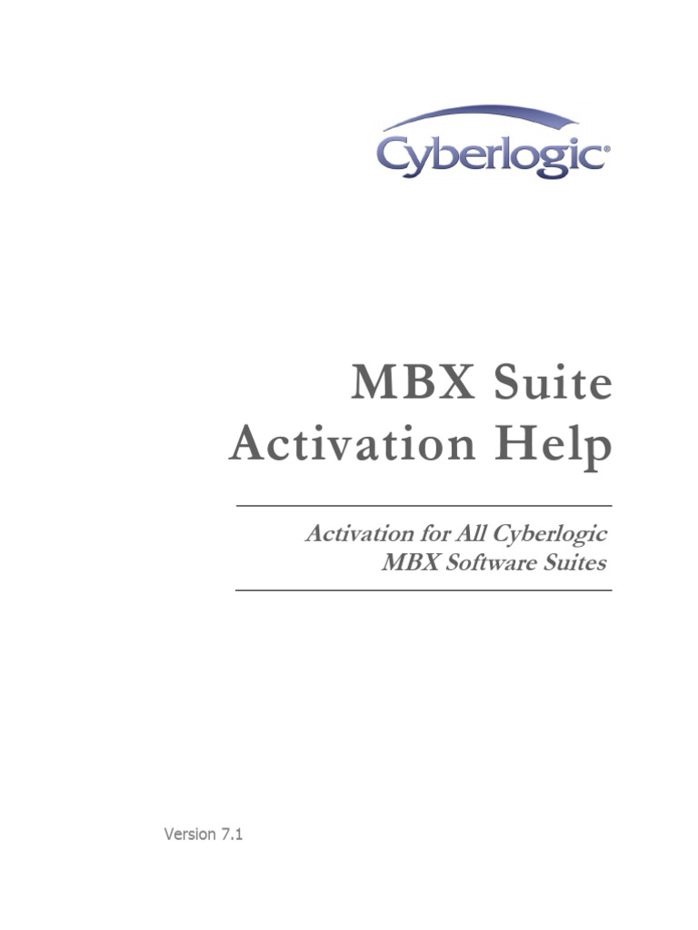 MBX Suite Activation Help | PDF | Internet | World Wide Web