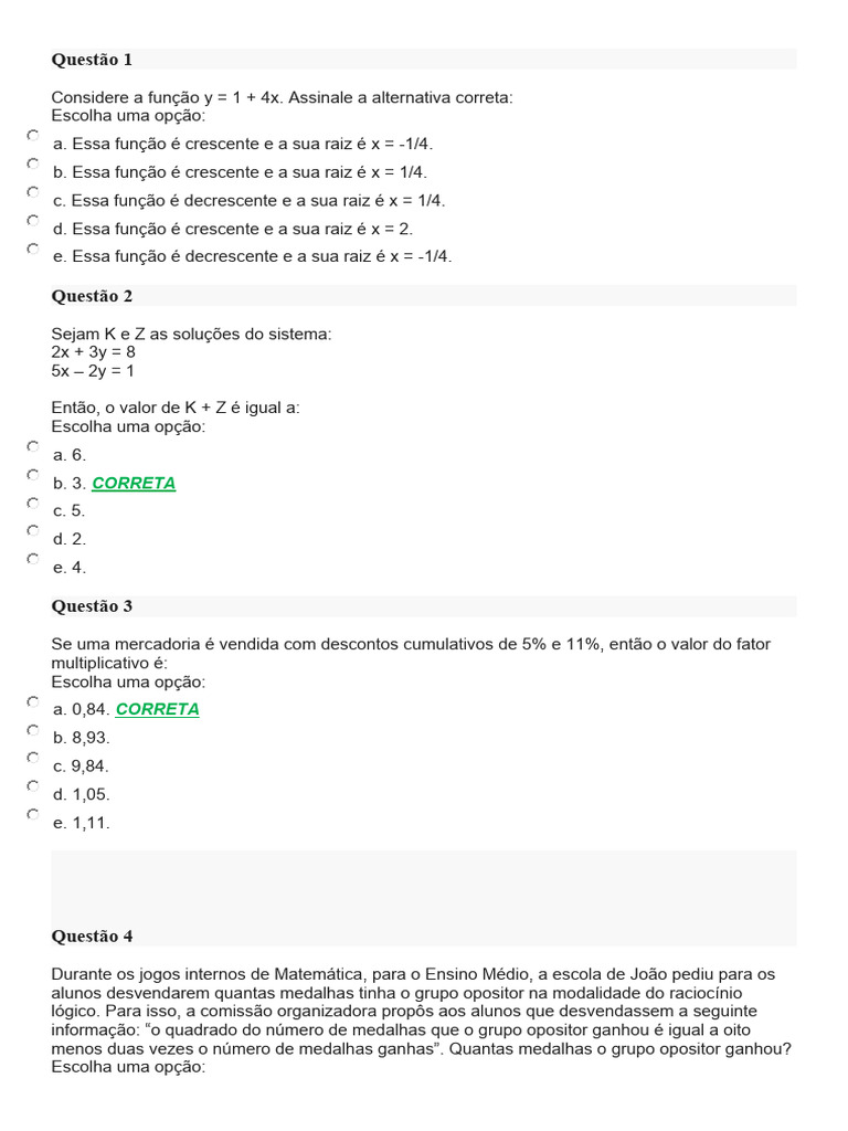 Matematica Edson 1 | PDF | Matemática