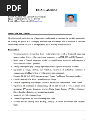 cv tep 1