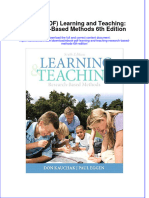 Full Download Ebook PDF Learning and Teaching Research Based Methods 6th Edition PDF
