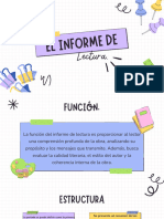 Diapositiva de El Informe de Lectura 2do Sec.