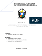 Monografia Las Causas de La Crisis Financiera y Crecimiento Económico en El País