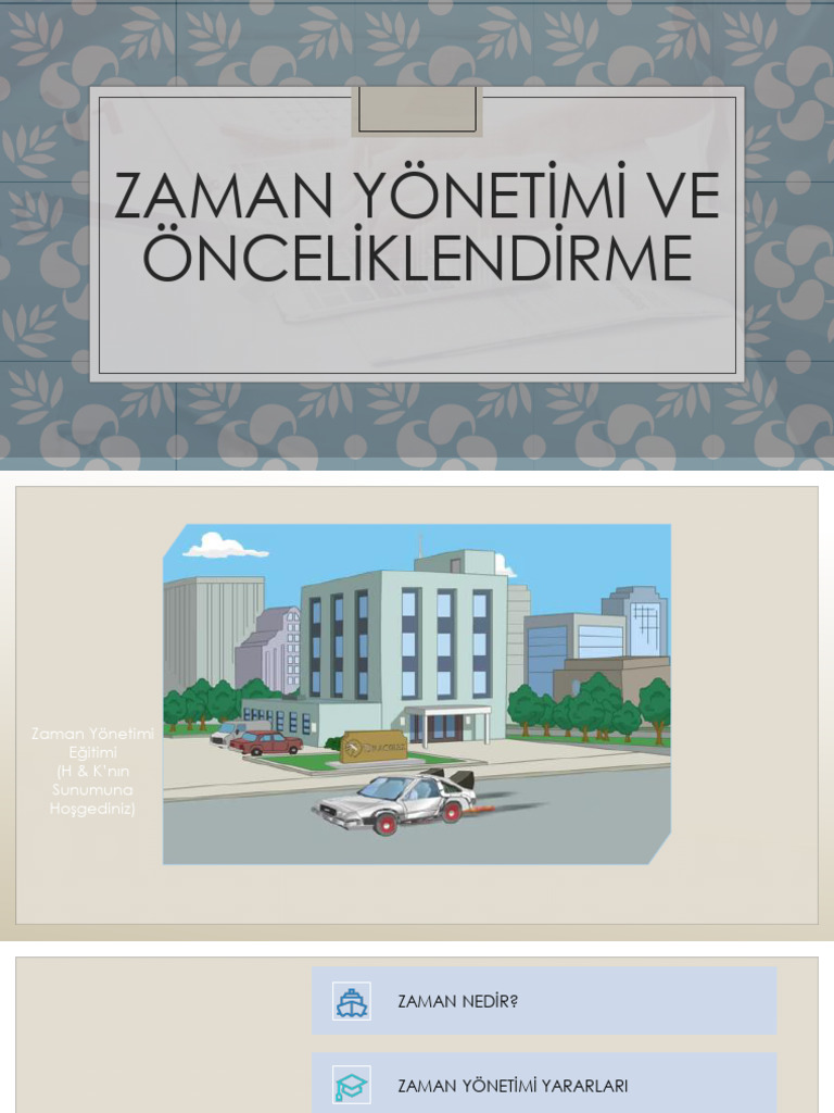 Zaman Yonetimi Ve Onceliklendirme Pdf