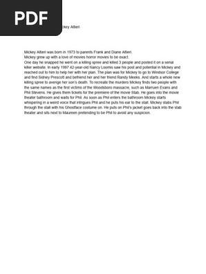 The Twisted Tale Of Mickey Altieri
