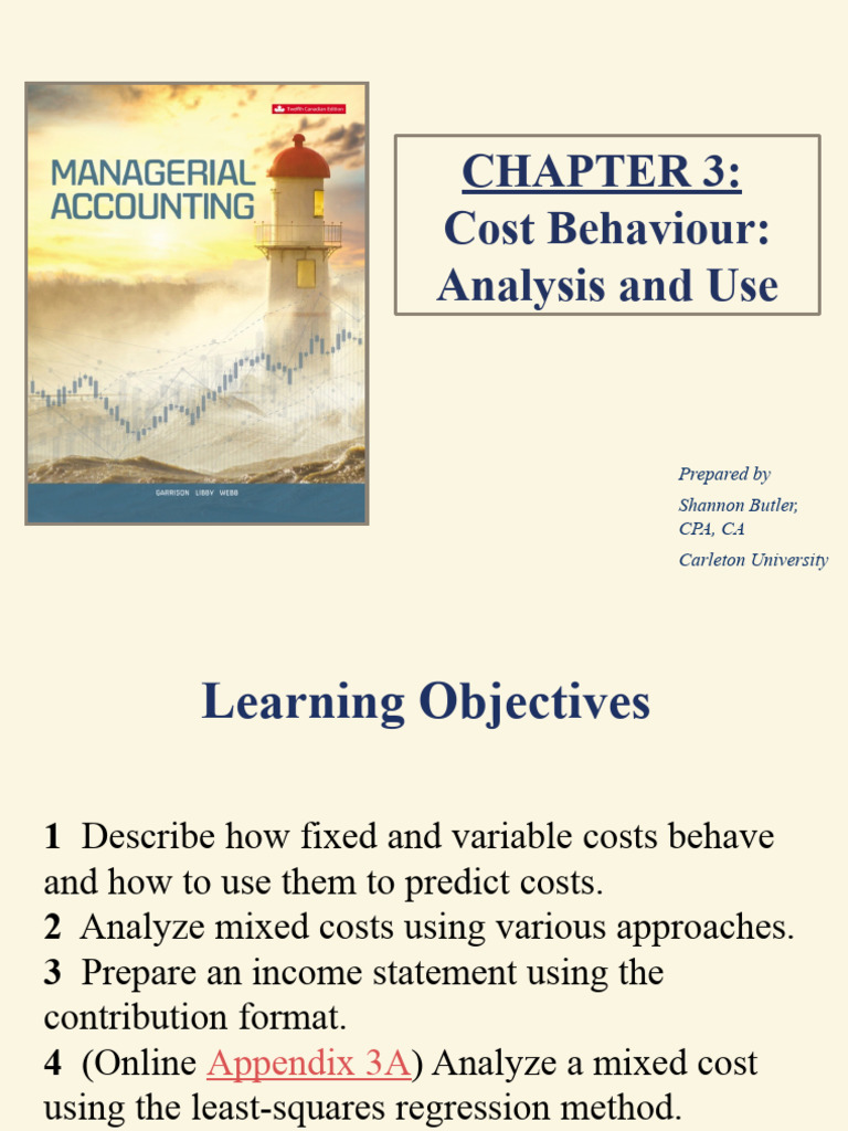Understanding Cost Behavior Analysis | PDF | Regression Analysis ...