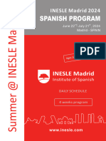 INESLE Madrid 2024 Daily Schedule - LD
