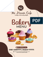 The Heaven Cafe (Cake Menu)