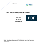 ULIP ACMES Integration Requirement