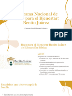 Programa Nacional de Becas para El Bienestar Benito Juárez