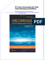 Full Download Ebook PDF Core Curriculum For Pain Management Nursing 3rd Edition PDF