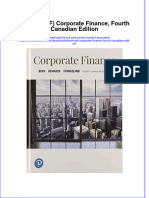 Full Download Ebook PDF Corporate Finance Fourth Canadian Edition PDF