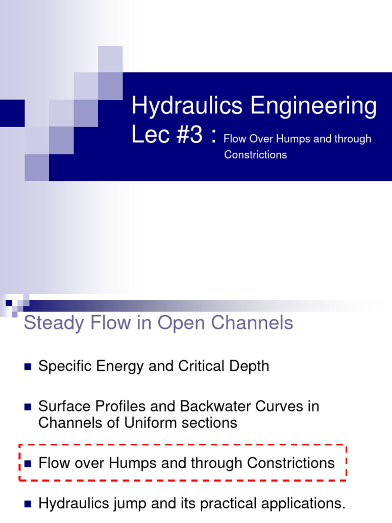 Flow Dynamics in Open Channels | PDF | Applied And Interdisciplinary ...