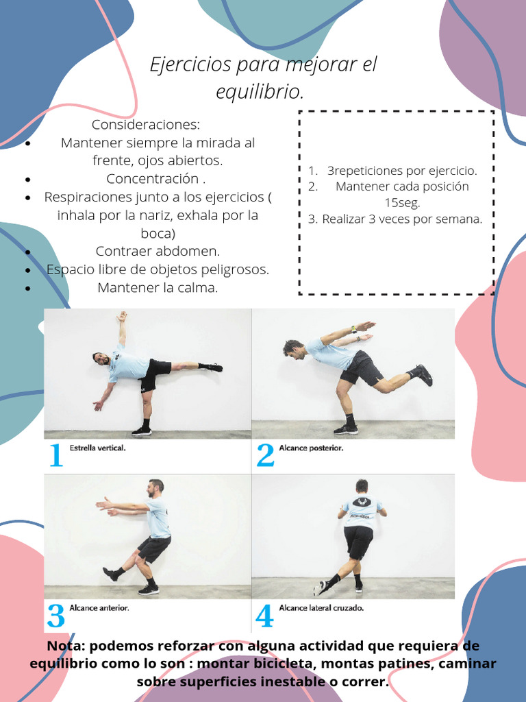 Ejercicios para Mejorar El Equilibrio | PDF | Salud y bienestar