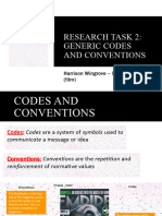 Research Task 2 - Generic Codes and Conventions