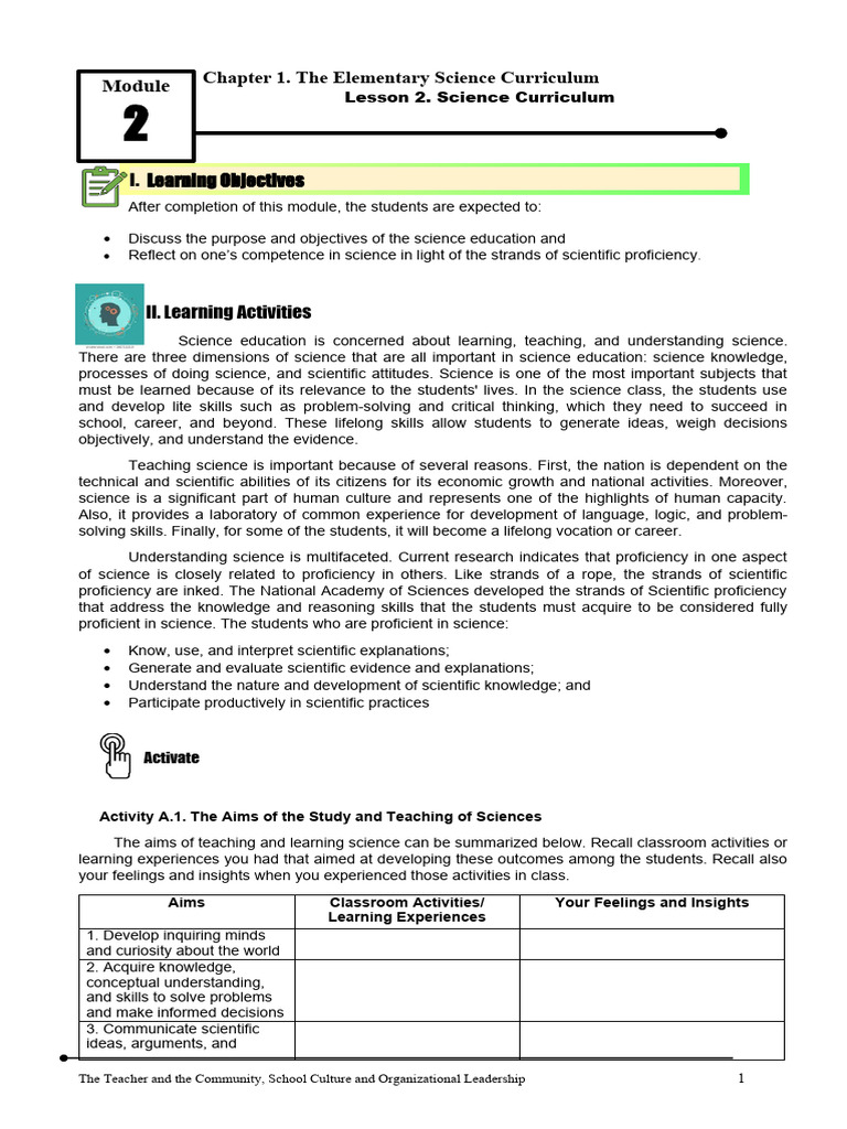 Science Education Goals and History | PDF | Science | Science Education