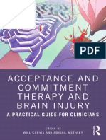 Acceptance and Commitment Therapy and Brain Injury A Practical Guide For Clinicians