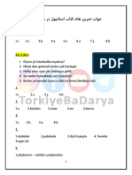 Cevaplar Istanbul A2 - جواب تمرین ها