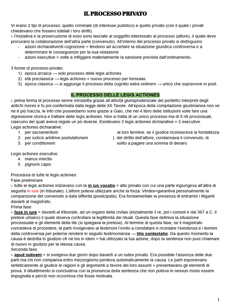 Il Processo Privato | PDF