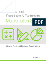 Edc Math30 1 Assessment Standards Exemplars