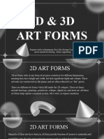 Visual Arts - 2D and 3D Art Forms